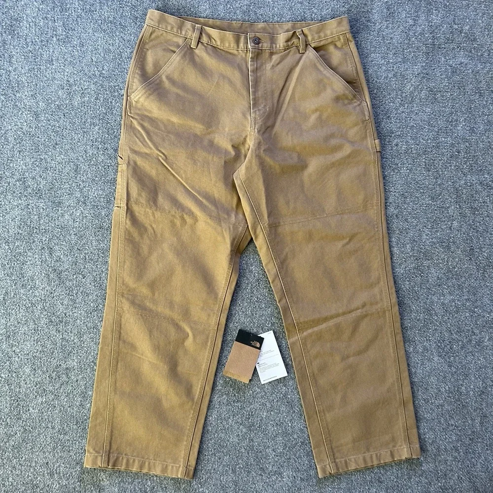 The North Face Pants Mens 38x30 Brown Berkeley Canvas Carpenter Utility Workwear